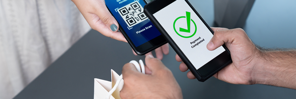 طريقة الدفع QR